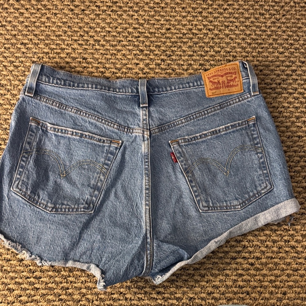 Levi's Women's Light Blue Jean Shorts